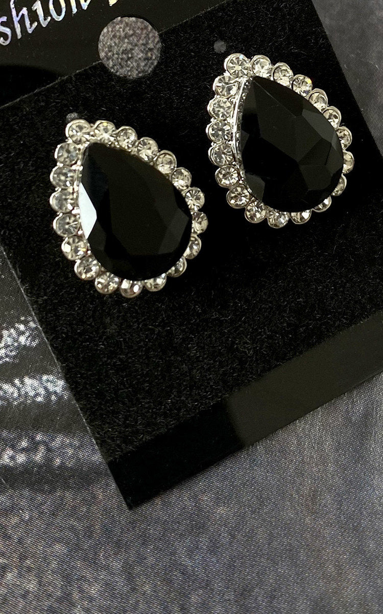 Diamante Drop Earrings