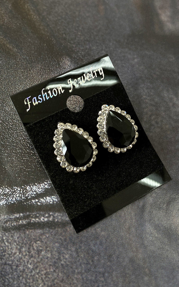 Diamante Drop Earrings