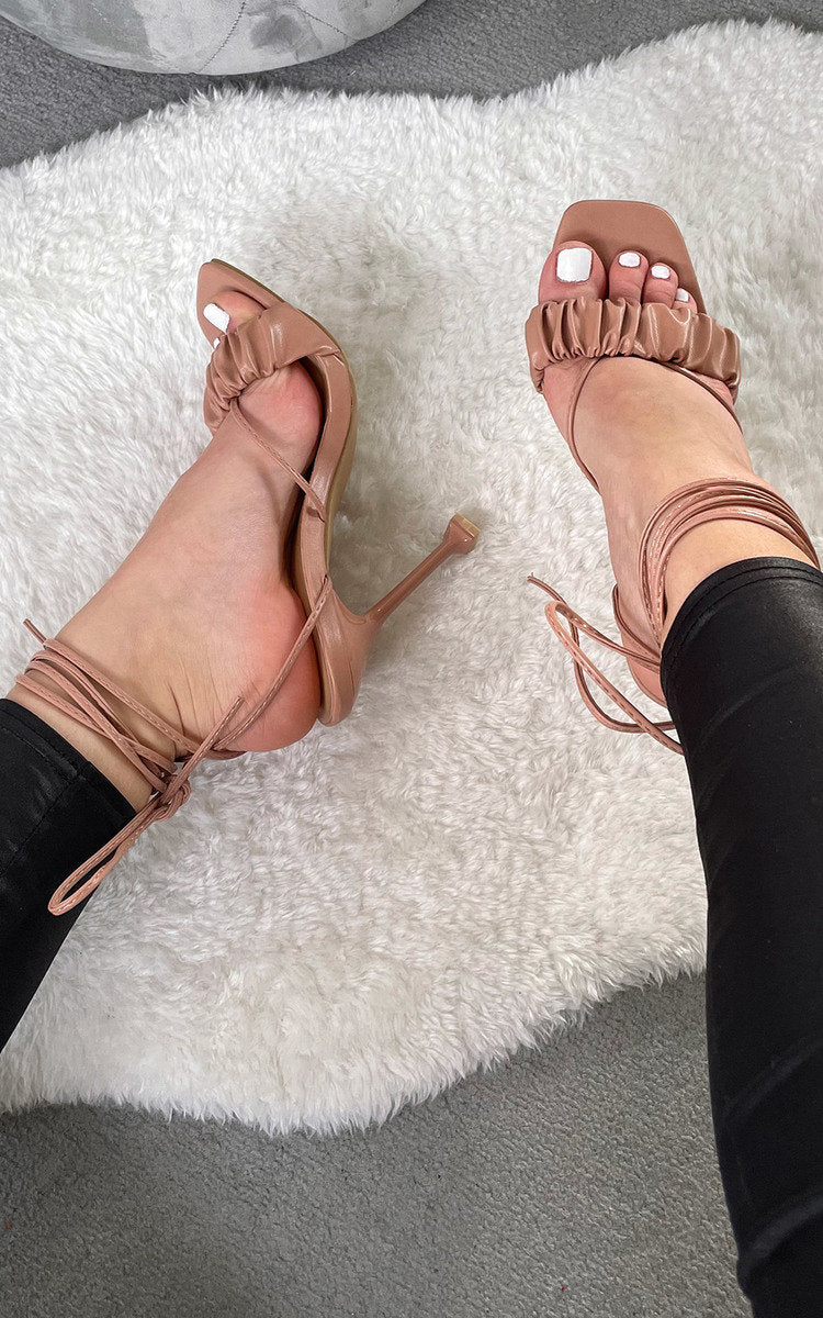 Strappy Mule Heels