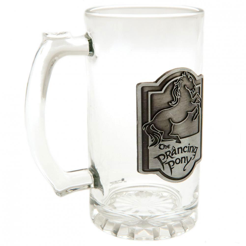 The Lord Of The Rings Glass Tankard Prancing Pony