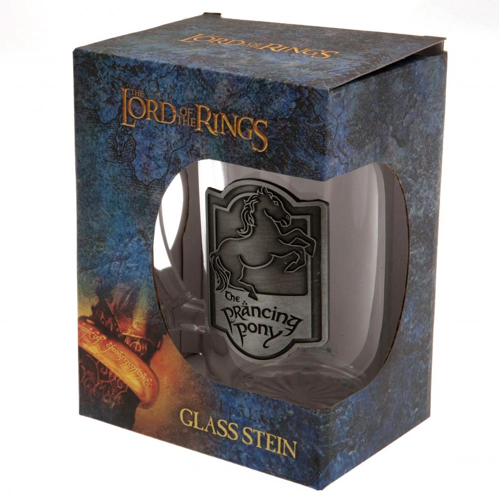 The Lord Of The Rings Glass Tankard Prancing Pony