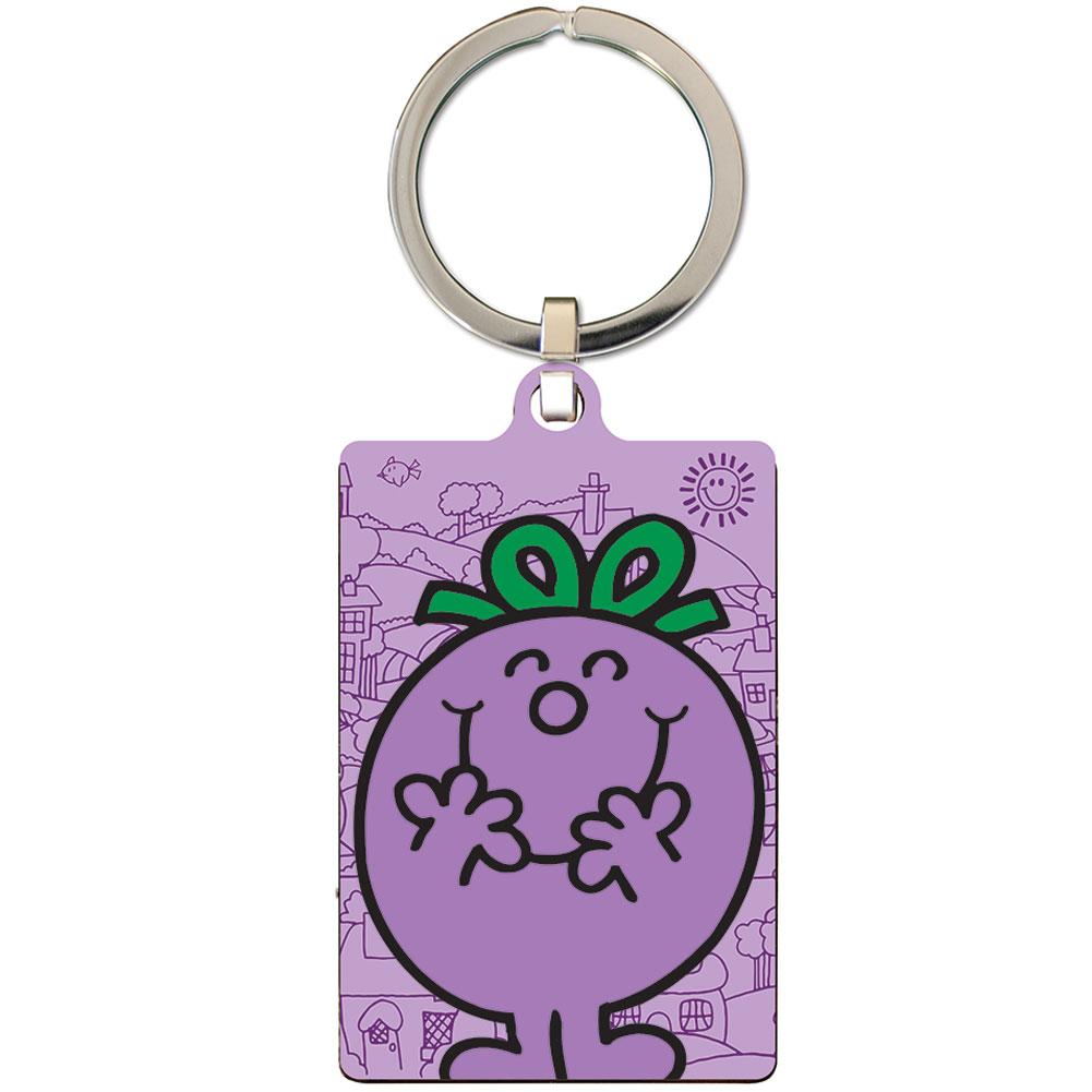 Little Miss Naughty Metal Keyring