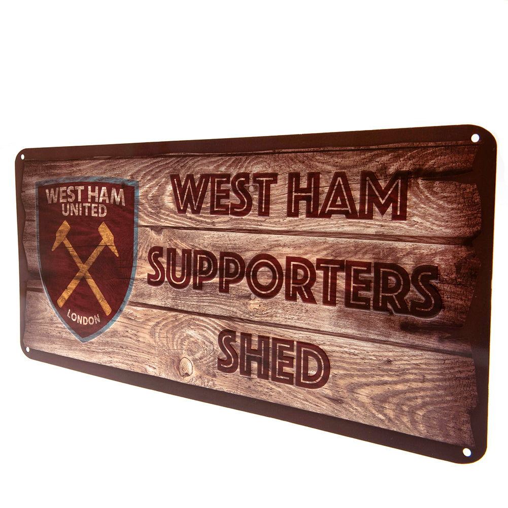 West Ham United FC Shed Sign