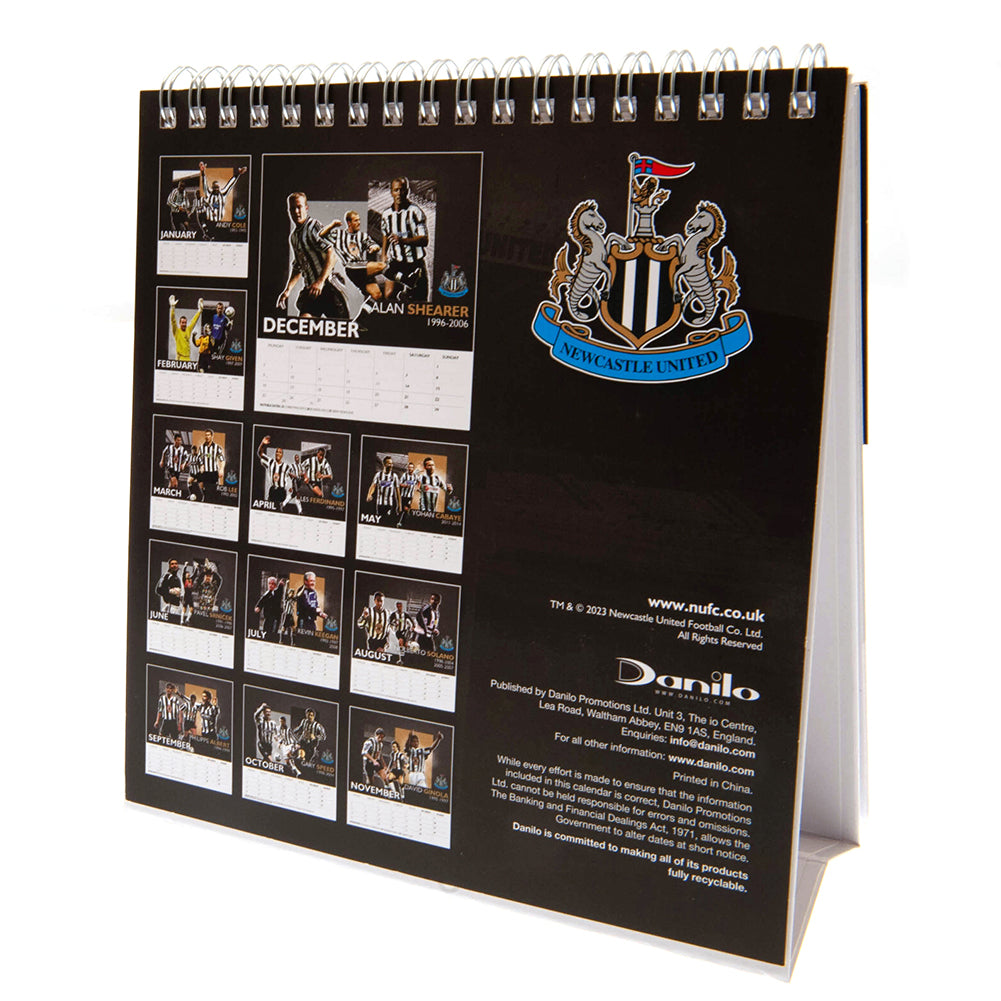 Newcastle United FC Desktop Calendar 2024 clickforitems