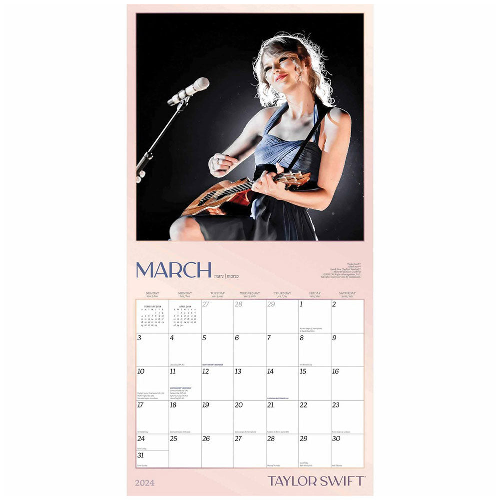 Taylor Swift Square Calendar 2024 – clickforitems