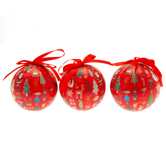 Liverpool FC 3pk Icon Baubles