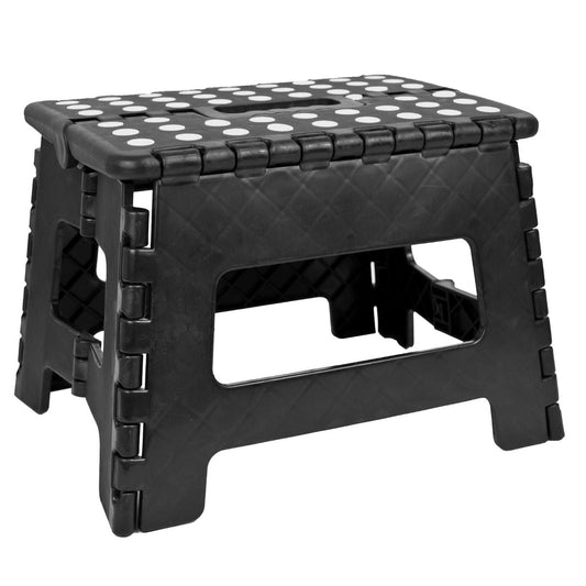 Small FOLDING STEP STOOL Multi Purpose Home Kitchen Foldable Fold Up Stepstool