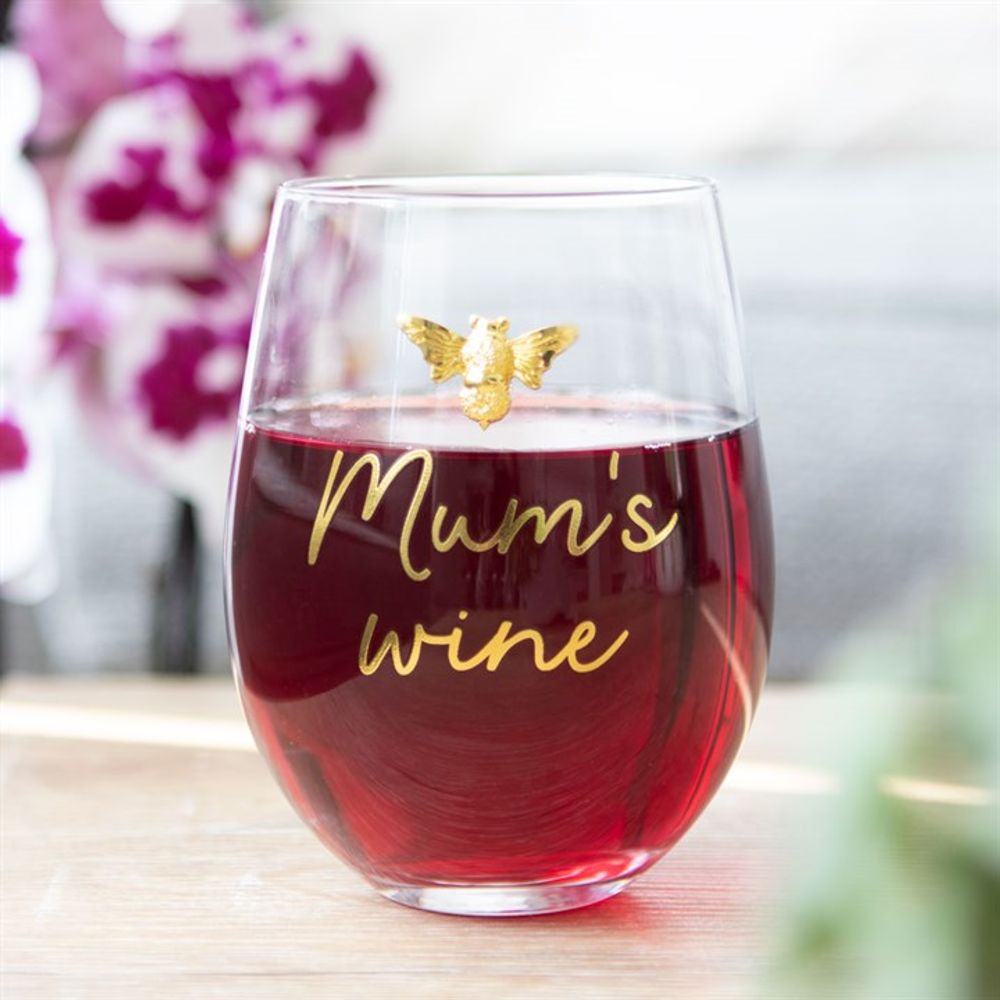 Mum's Wine Stemless Wine Glass