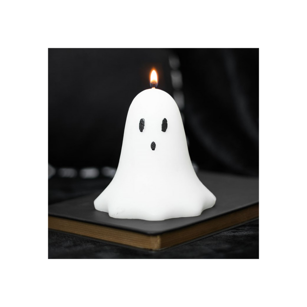 10cm Unscented Ghost Candle