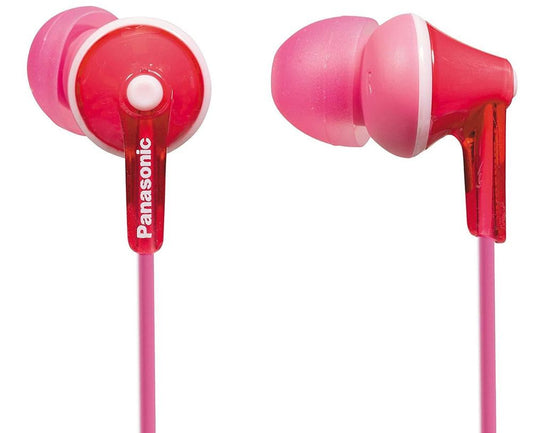 Panasonic Ergo Fit Earphones RP-HJE125E-P- Pink