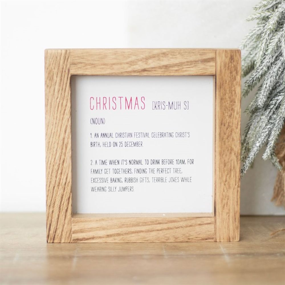 Set of 3 Christmas Traditions Signs