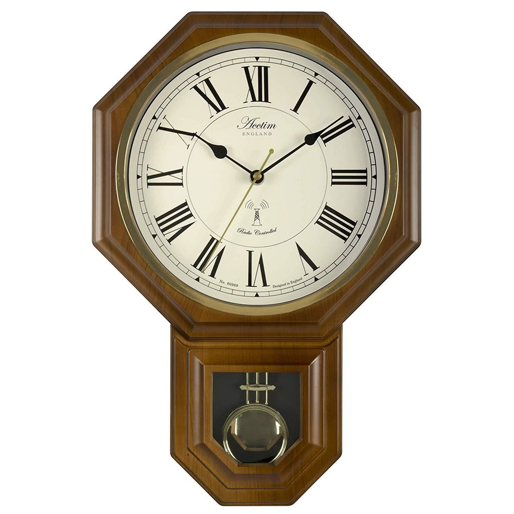 Acctim Yarnton Radio Controlled Pendulum Wall Clock 76086