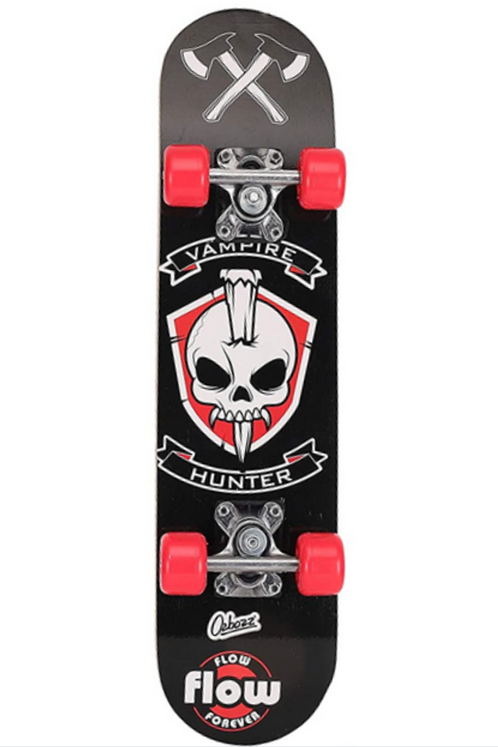 Ozbozz  Wooden Skateboard 24"- Red Wheels