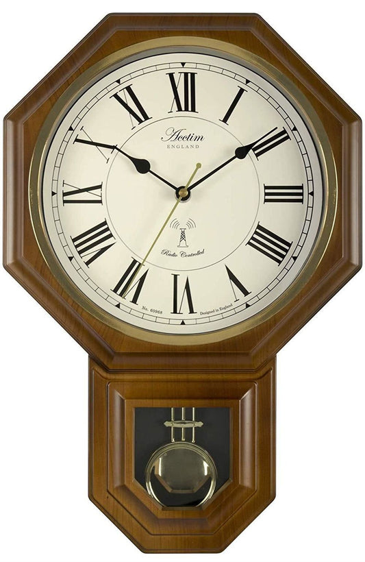 Acctim Yarnton Radio Controlled Pendulum Wall Clock 76086