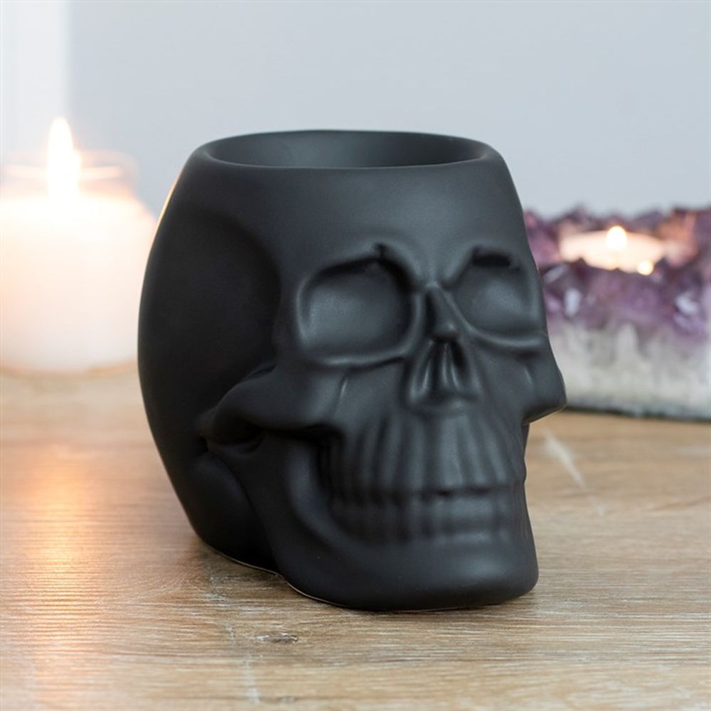 Black Skull Oil Burner