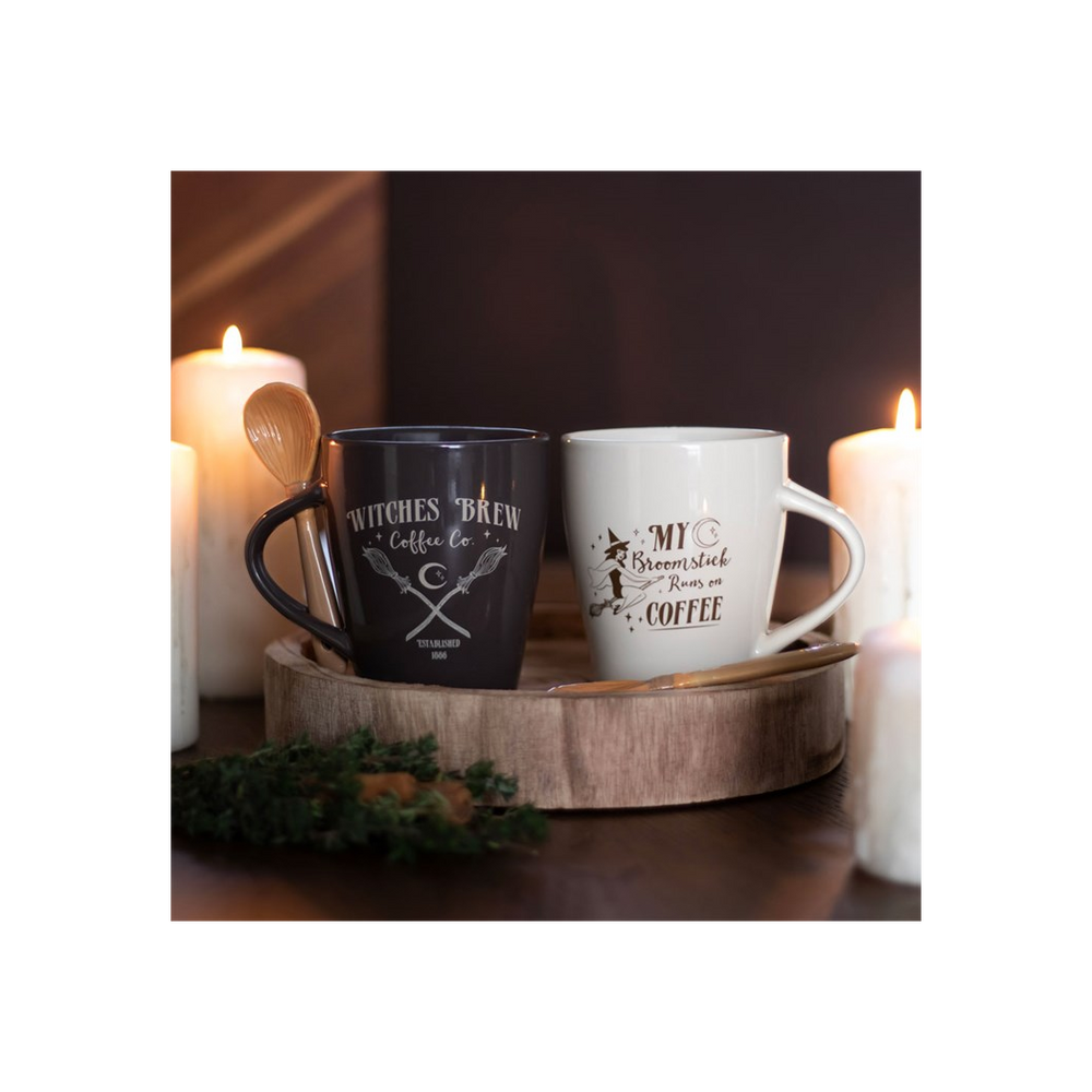 Witches Brew Coffee Co. Mug and Spoon Set