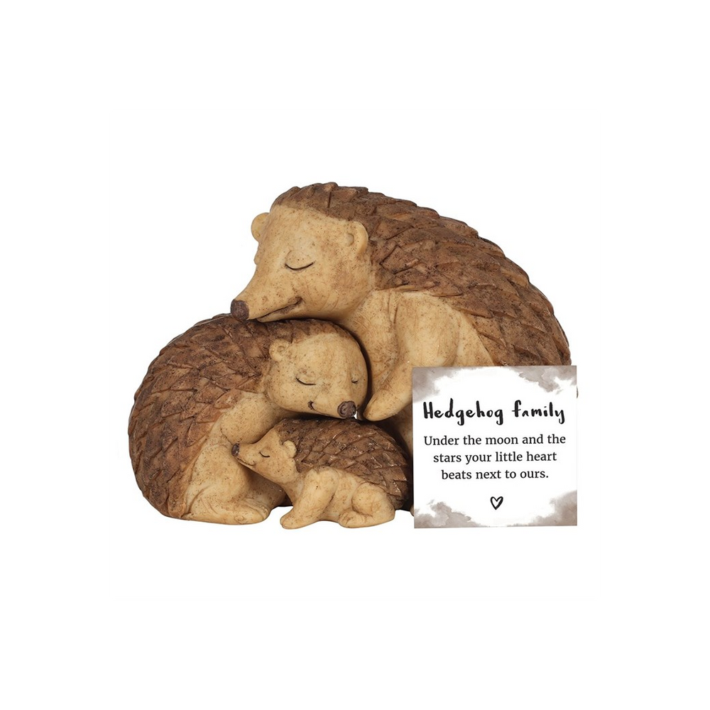 Hedgehog Family Ornament